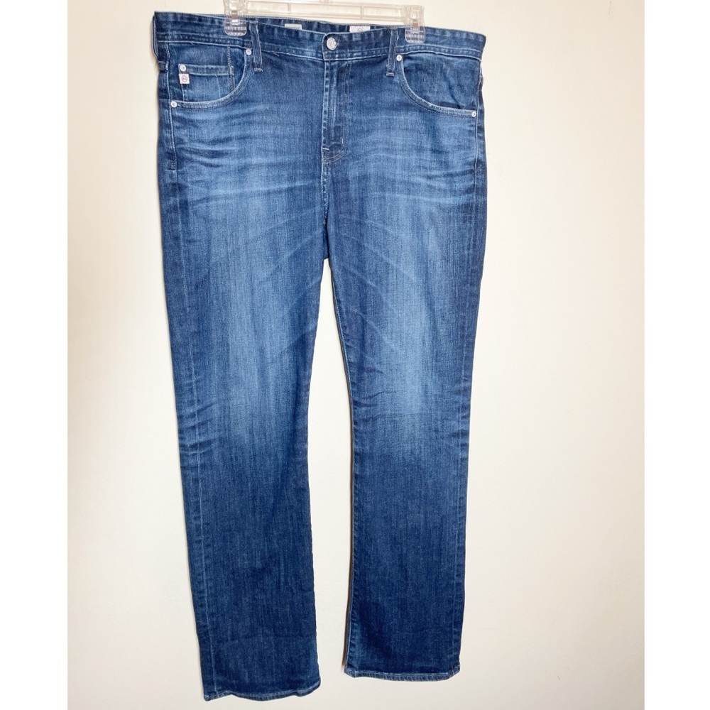 AG Adriano Goldschmied Mens 38 Jeans The Protege Straight Leg Cotton Blend